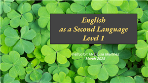March Class Slideshow